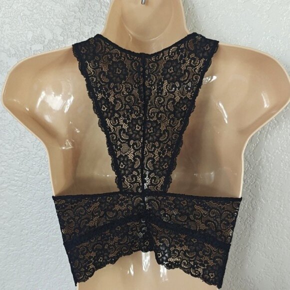 Soma Size L Bralette Black Lace Racerback - Picture 2 of 4